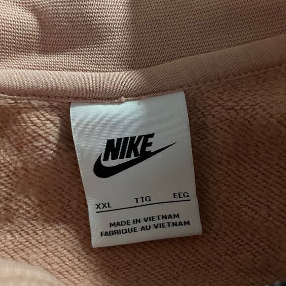 Nike Sportswear Essential Fleece Long-Sleeve Crop Top 1/4 Zip Sweater Womens 2XL - Picture 5 of 8